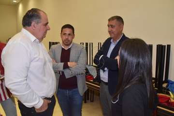 Visita de apyo a los grupos murgueros de Telde (Foto Francisco Javier Santana)